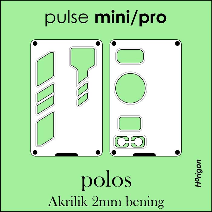 Gambar BACKDOR AKRILIK PULSE AIO MINI/PANEL PULSE AIO MINI AKRILIK/ GARSKIN - pro POLOS, KOTAK dari Horigon Brand undefined Tokopedia