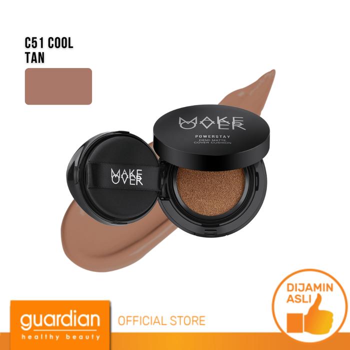 Gambar Make Over Powerstay Demi-Matte Cover Cushion C51 Cool Tan 15Gr dari Guardian Official Store undefined Tokopedia