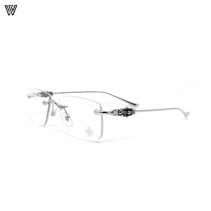 Clear Glasses Chrome Hearts Eyewear Frames Jual Chrome Hearts Rimless  Glasses Silver Kota Administrasi