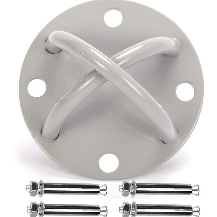 Gambar NEW2025 TRX Suspension Dengan Baut Battle Rope Wall Ceiling Anchor Gym Fitness Training TRX Battling Rope Wall - Abu-abu dari CV InnovateX undefined Tokopedia