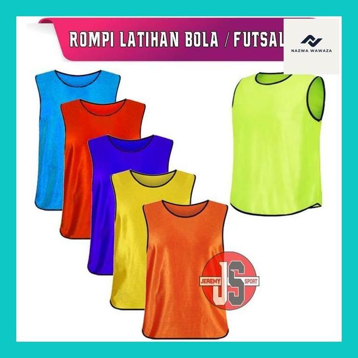 Gambar Nazw|| Rompi Bola - Rompi Futsal Polos - Rompi Latihan Bola / Futsal Dewasa Dan Anak - Hijau Stabilo, S dari Nazwa Wawaza undefined Tokopedia