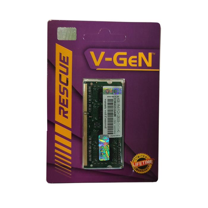 V Gen Ddr3 4gb Ram Desktop Price Jual RAM DDR3 SODimm V-GeN RESCUE