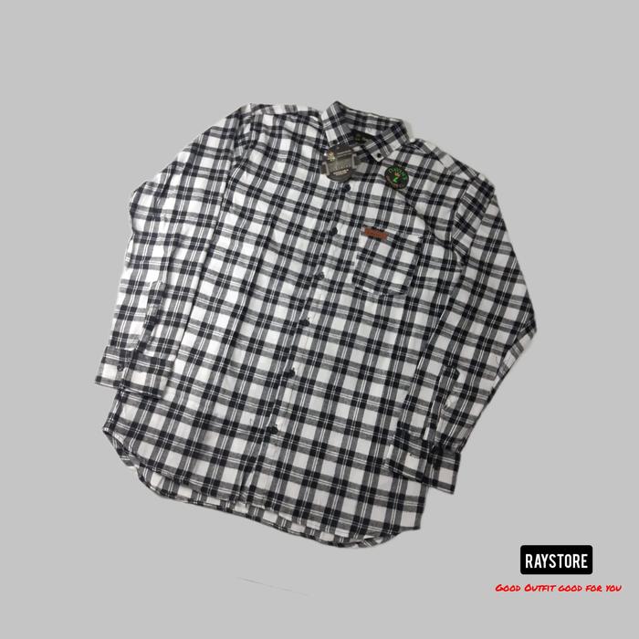 Gambar baju kemeja flanel casual pria lengan panjang premium best seller - FL 3, L dari Raystore86 undefined Tokopedia