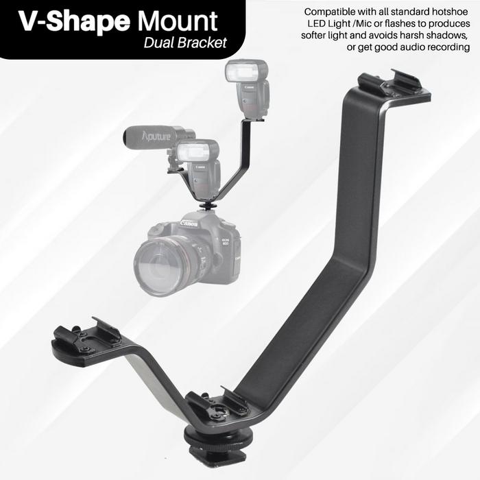 Gambar V SHAPE MOUNT DUAL BRACKET dari Indo Digital Nusantara undefined Tokopedia