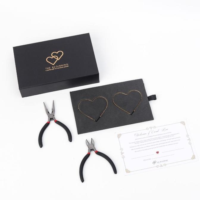 Gambar Promo / Terlaris Permanent Bracelet Kit The Beginning - Premium Quality Couple Bracelet - Kado Untuk Pasangan Sahabat Terbaik - All Gold dari ninaaniss undefined Tokopedia