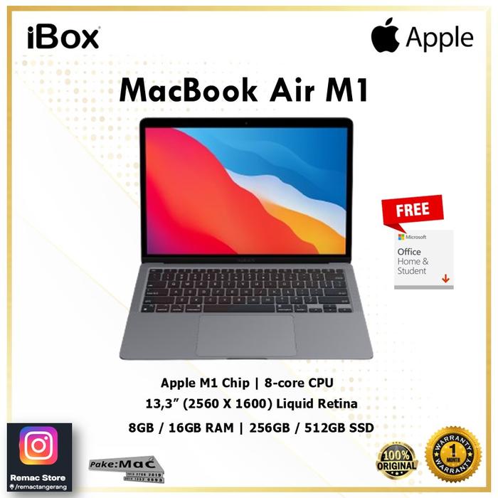 8gb 256gb M1 Air 8gb APPLE MACBOOK AIR MGN63ID/A M1 CHIP 7-CORE