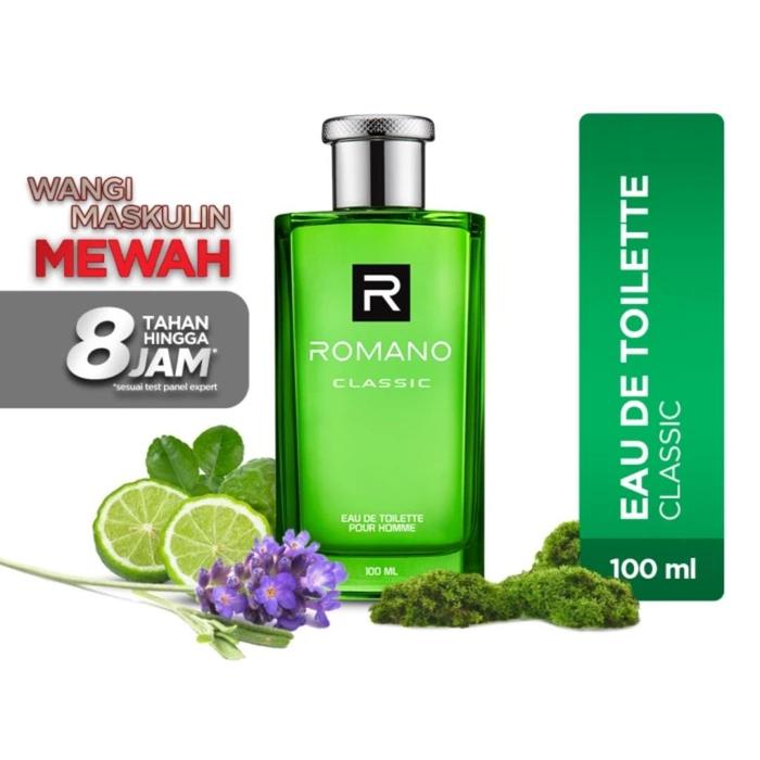 Jual romano eau de cologne classic 100ml Merah/ Attitude Kota
