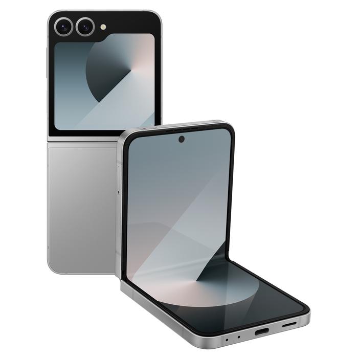 Gambar (NEW) Samsung Galaxy Z Flip 6 - 256GB. RAM 12GB. Garansi Resmi SEIN 100%. Blue, Yellow, Mint, SilverShadow, CraftedBlack, White, Peach. - SilverShadow, 12/256Gb dari Eleven Ponsel ID undefined Tokopedia