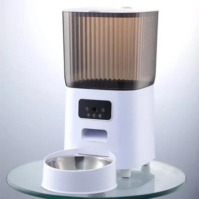 Gambar Automatic Pet Feeder dengan Kamera WiFi 2.4G - Dispenser Makanan Anjing & Kucing, Kontrol via APP - 5L - App+Camera dari Weldeer Store undefined Tokopedia