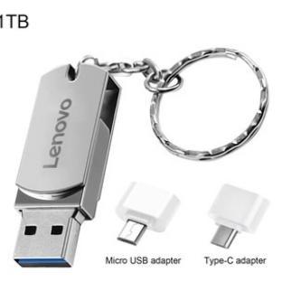Gambar Flashdisk Lenovo Metal 512GB /1TB/2TB/Flash Disk Lenovo /USB Drive - 1TB dari MV STORE IDN undefined Tokopedia