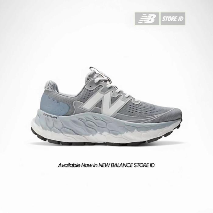 Jual SEPATU NEW BALANCE FRESH FOAM X MORE TRAIL GREY WHITE MEN'S