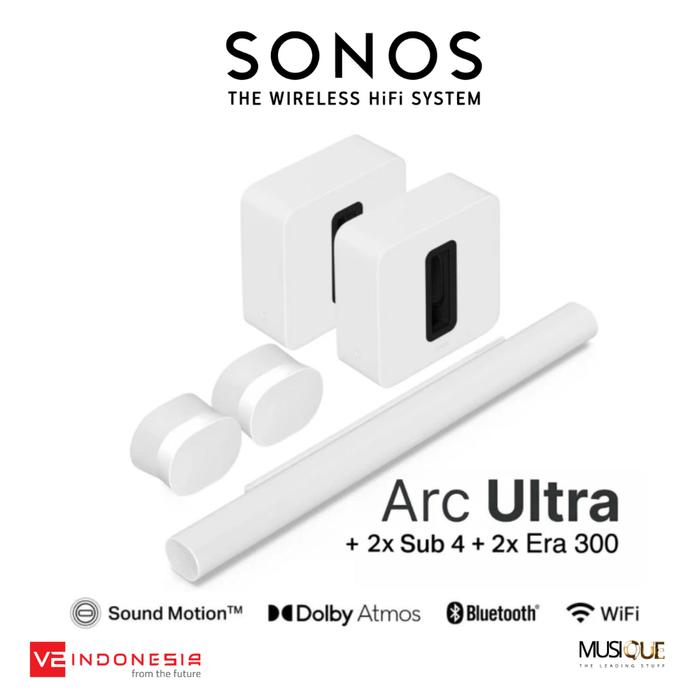 Promo Sonos Premium Surround set with Arc Ultra and 2x Era