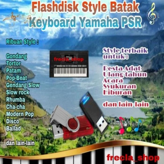 Gambar Flashdisk style lagu Batak terpopuler Keyboard Yamaha PSR dari MARVIN MARTZ undefined Tokopedia