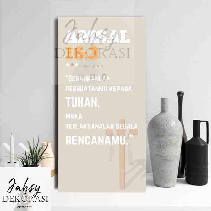 Gambar hiasan dinding kristen rohani bahasa inggris 15x30 - 02 dari JahsyOfficial undefined Tokopedia