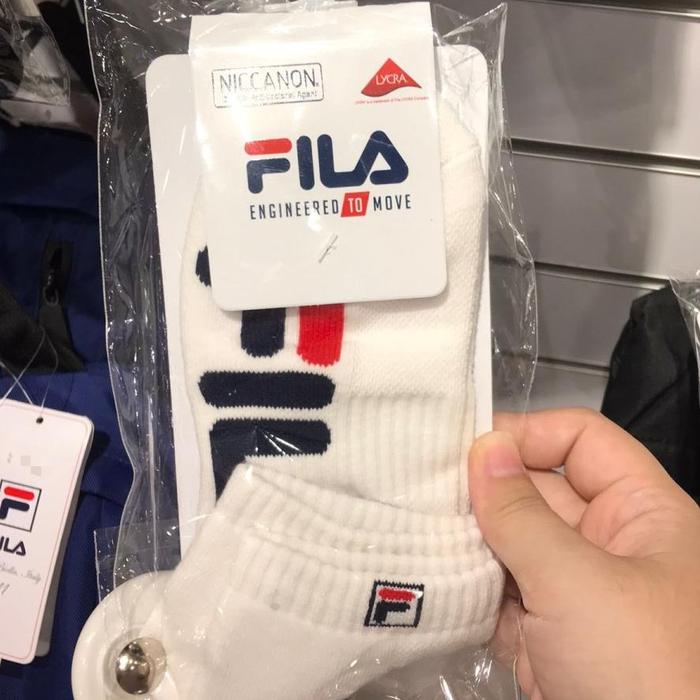 Gambar Fila Socks Sock Kaus Kaos Kaki 1 Pasang Original Size M 24-27cm Original Product - Classic 3 dari kusfadlil agsurej undefined Tokopedia