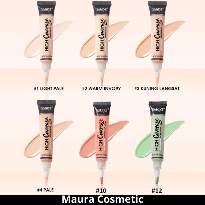 Gambar Saniye Concealer Waterproof Wajah Full Coverage Color Corrector Saniye || Maura Cosmetic - #12 dari Maura cosmetic undefined 5 Tokopedia