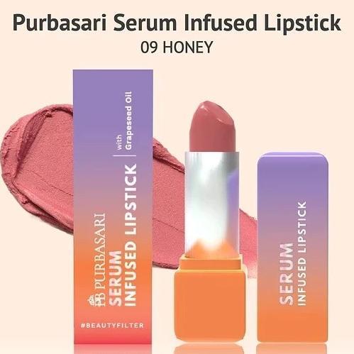 Gambar PURBASARI Serum Infused Lipstick 4.5g | LIPSTICK TAHAN LAMA By Liona - 09 HONEY dari Latopia, undefined Tokopedia