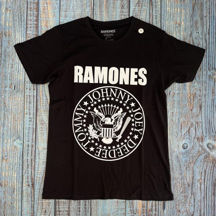Kaos T-Shirt Band Ramones Hey Ho Official Merchandise M