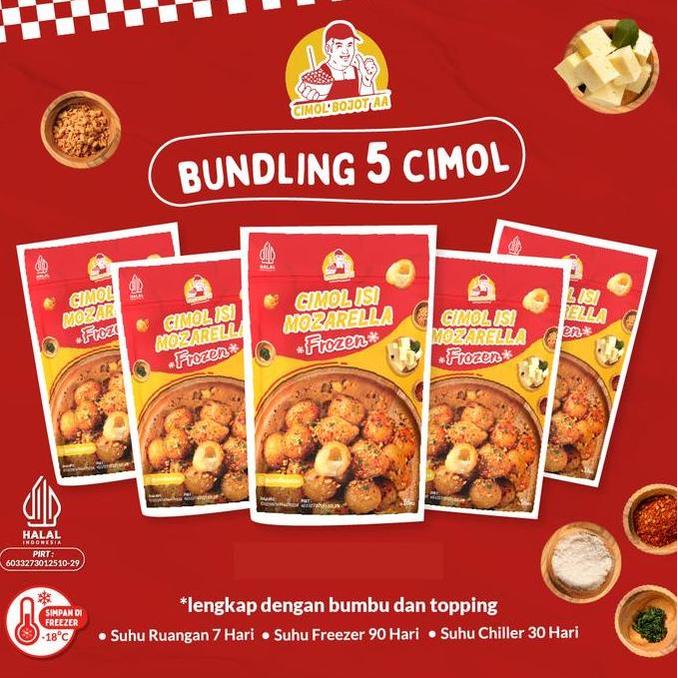 Gambar Paket Mukbang 5 Cimol Bojot AA Isi Mozzarella Daun Jeruk Frozen Food Instant - Asin Gurih dari Reinka_Shopp undefined Tokopedia