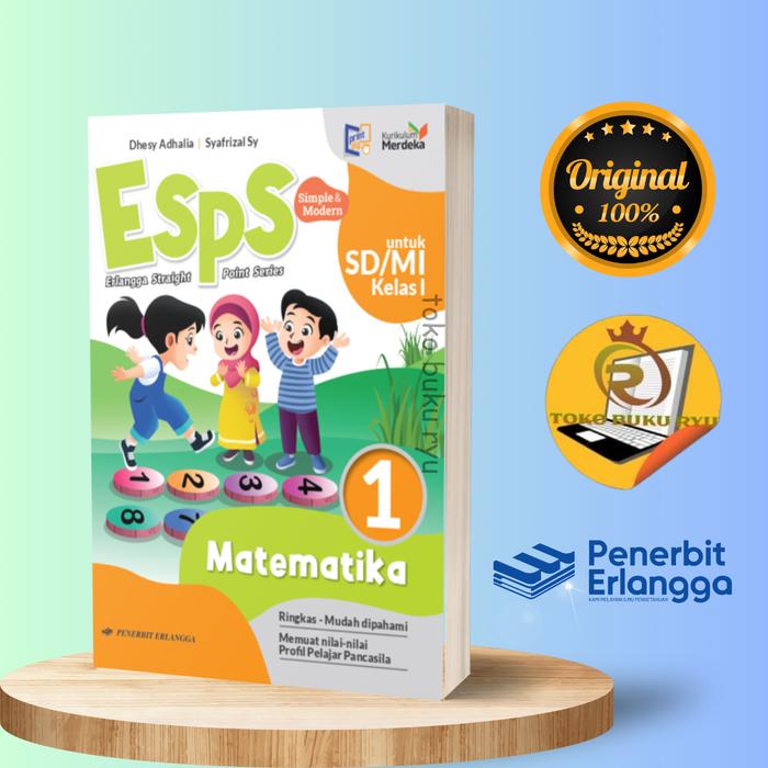 Gambar Buku ESPS Matematika Kelas 1 2 3 4 5  6 SD Kurikulum Merdeka Erlangga - Kelas 1 dari ToKo Buku Ryu undefined Tokopedia