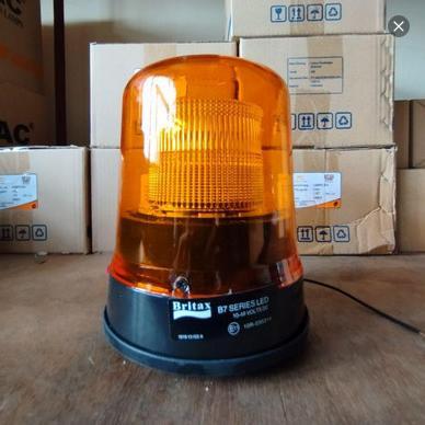 Gambar (NEW STOCK) Lampu Rotari 24 Volt Truck Rotary Rotator Light LED Blitz Truk Pickup Mobil - Oval, Kuning dari CV LIMPAH INDO undefined Tokopedia