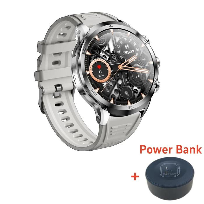 Gambar Original H19 4G Full Netcom 128GB Smartwatch Android 9.0 With Power Bank 1.95 inch Amoled Screen Camera GPS WIFI Smart Watch Men - Silver, 16GB 256GB dari Segara Biru id undefined Tokopedia