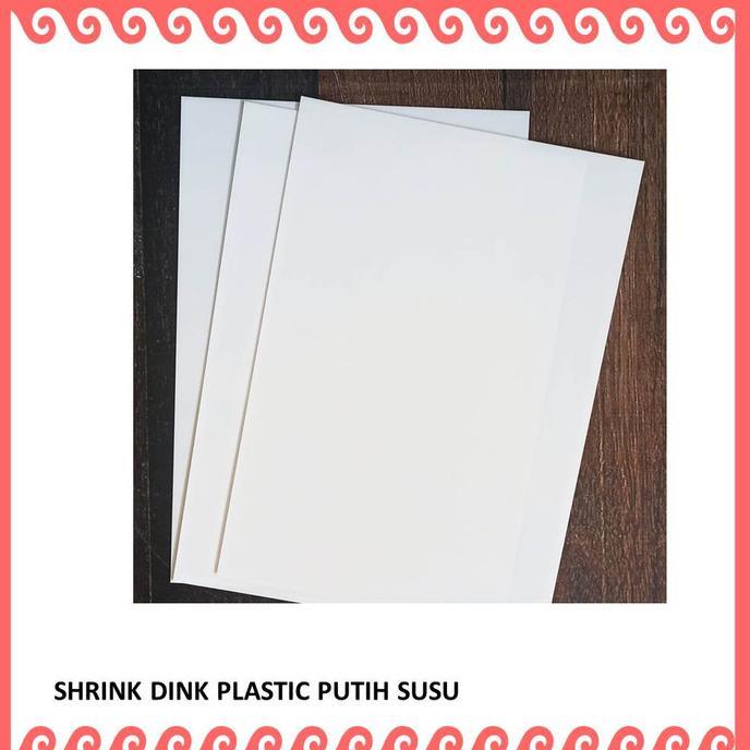 Gambar Diy Shrinky Dink Plastic Shrink Dink Craft Untuk Aksesoris Dan Hiasan - Putih Susu dari story you undefined Tokopedia