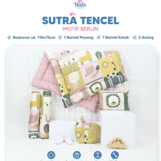 Gambar ADA Stok!! BABY BEDDING SET SUTRA TENCEL / BEDCOVER BAYI SUTRA TENCEL - BERLIN dari CAMP ID undefined Tokopedia