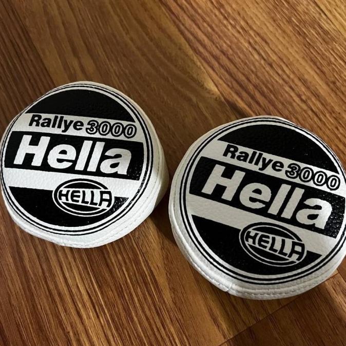 Gambar (NEW STOCK) 1 pasang Cover sarung Lampu tembak / Foglamp / Fog lamp Bulat premium untuk vespa / universal motor dan mobil classic retro - Putih 3 inch dari CV ULTRA INDUSTRI undefined Tokopedia