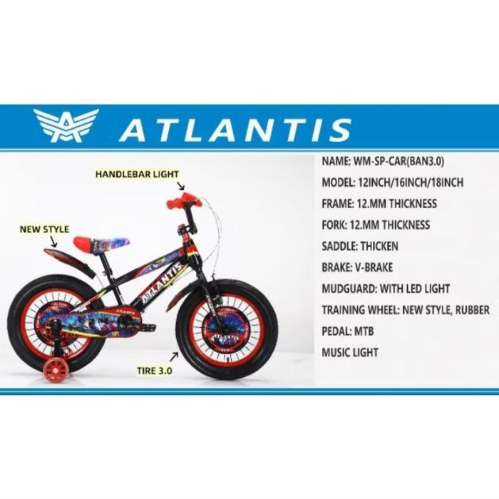 Gambar Cuci Gudang Sepeda Anak Laki Usia 2 - 13 Tahun, Banyak Ukuran Banyak Tipe, Promo Termurah, Barang Baru bukan Bekas - Sparta Red 16 dari Toko Mitra Sepeda_NEW undefined Tokopedia