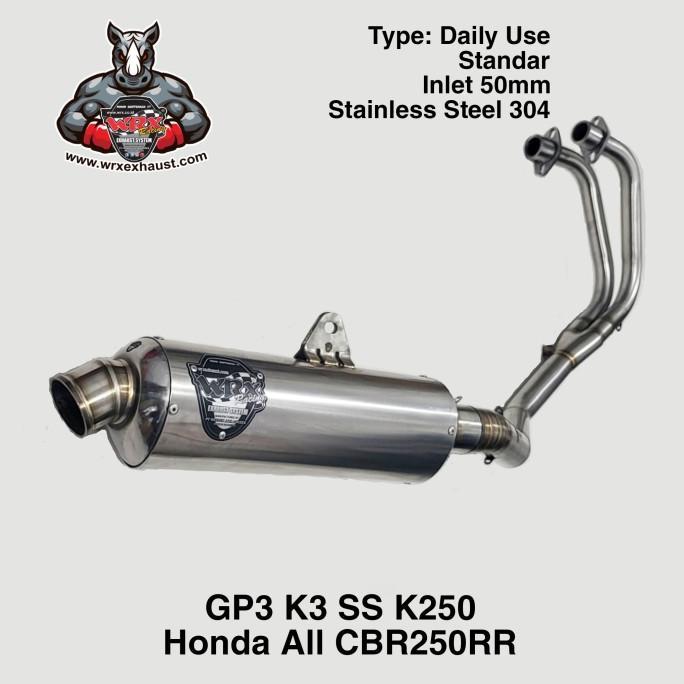 Gambar Knalpot WRX GP3 SS K250 CBR250RR - K2 30cm dari Bjstore132 undefined Tokopedia