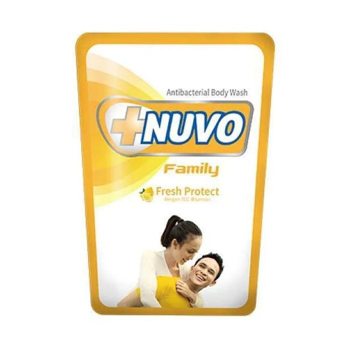 Gambar NUVO Body Wash Refill 450ml BPOM ORIGINAL / Nuvo Sabun Mandi Cair Anti Bakteri - Kuning dari AILIN KOSMETIK undefined Tokopedia