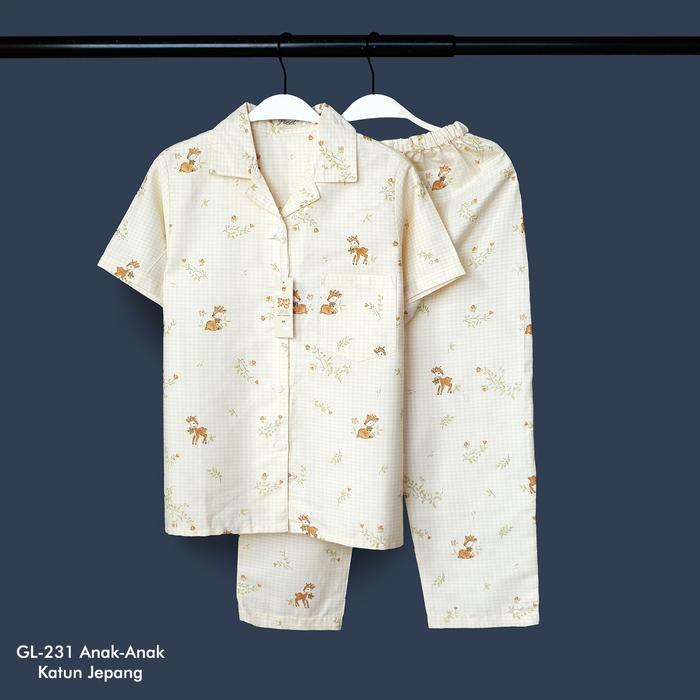 Gambar GREET NIGHT WEAR - Piyama Anak Perempuan Katun Jepang Model : GL- PP 3 - GL-231, SIZE 4 dari greetnightwear undefined Tokopedia