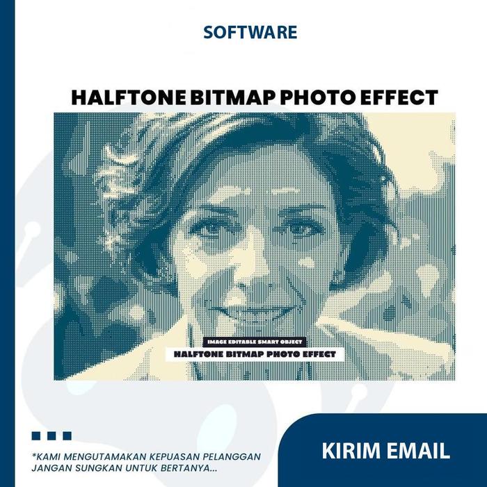 Gambar HALFTONE BITMAP PHOTO EFFECT | Adobe PHOTOSHOP | Download Software Full Version Aplikasi Untuk Komputer PC Laptop WINDOWS 10 / 11 dari OBlitz Apps undefined Tokopedia