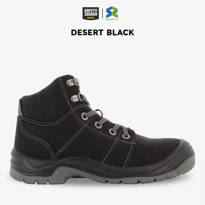 Gambar BEST PRODUK SEPATU SAFETY JOGGER DESERT BLACK SELAMAT BERBELANJA - Hitam, 38 dari GROSIR MITA1 undefined Tokopedia