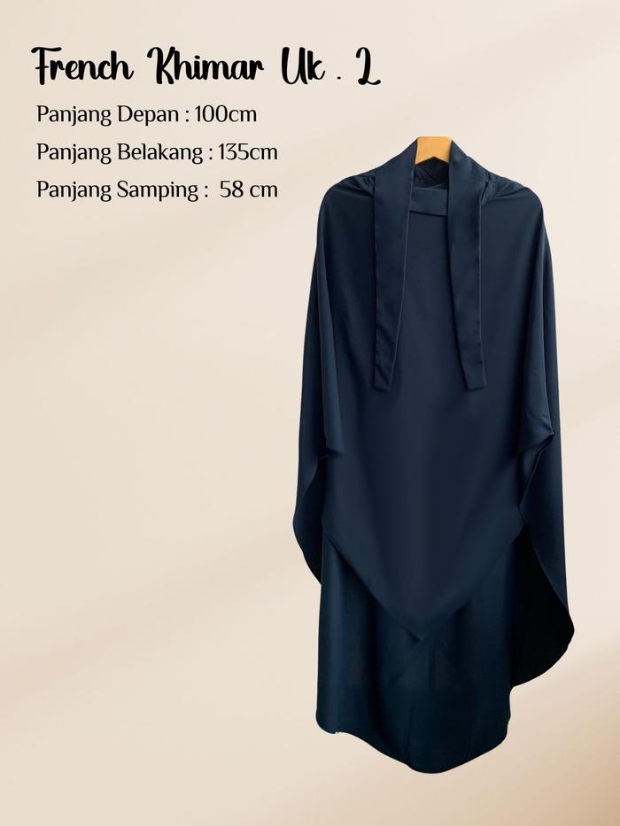 Gambar French Khimar by Mahiza Indonesia | Khimar bahan Marbella Premium Anti UV by Mahiza Indonesia - FK uk.L, Walnut dari Mahiza Indonesia undefined Tokopedia