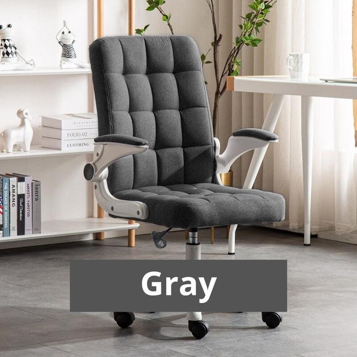 Gambar Kursi Kerja Kantor Minimalis Office Chair - Gray dari 4TOOLS undefined Tokopedia