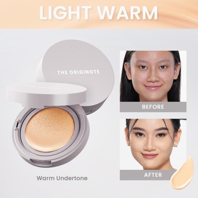 Gambar The Originote High Cover Serum Cushion - Light Warm dari Mega Cici Shop undefined Tokopedia