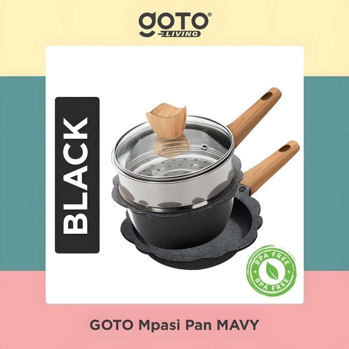 Gambar Terbaru Goto Mavy Panci Set Mpasi Pan Bayi Peralatan Cookware Wajan Baby Best Seller - BLACK dari Farell75 undefined Tokopedia