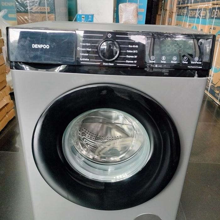 Gambar Denpoo Mesin Cuci Front Loading DFL-1085G 9 KG - WHITE dari DENPOO OFFICIAL SEMARANG undefined Tokopedia