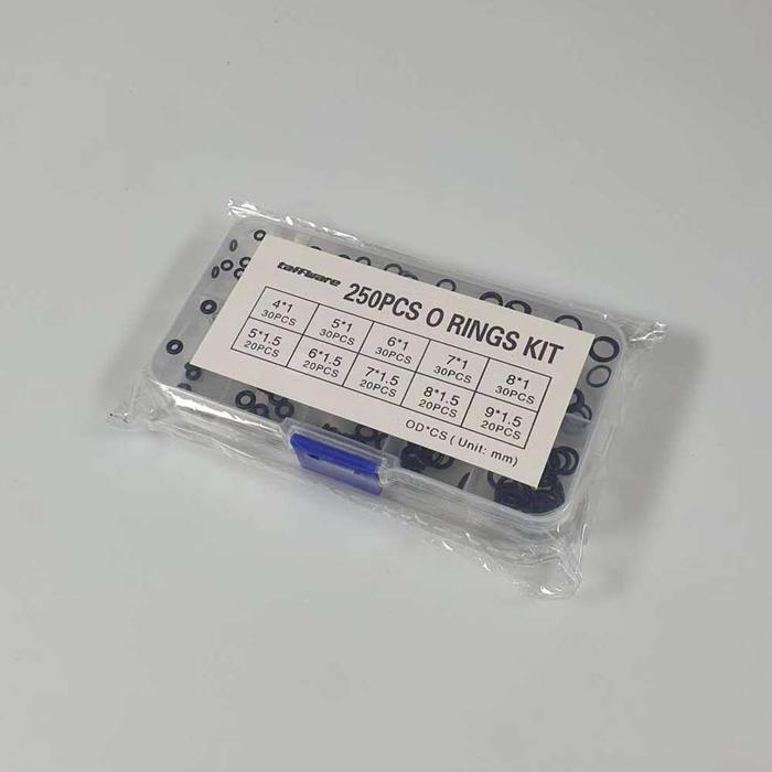 Gambar Satu Set Karet Rubber O-Ring Seal Tightening Repair Kit Box - 250 Pc dari Handyman Station undefined Tokopedia