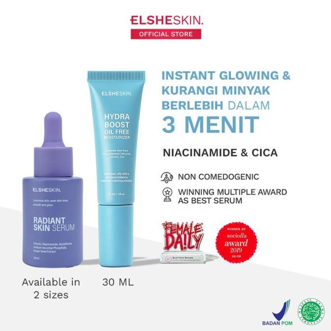 Gambar Elsheskin Radiant Skin Serum + Hydra Boost Oil Free Moisturizer Bundle - Serum 15ml dari Mega Cici Shop undefined Tokopedia