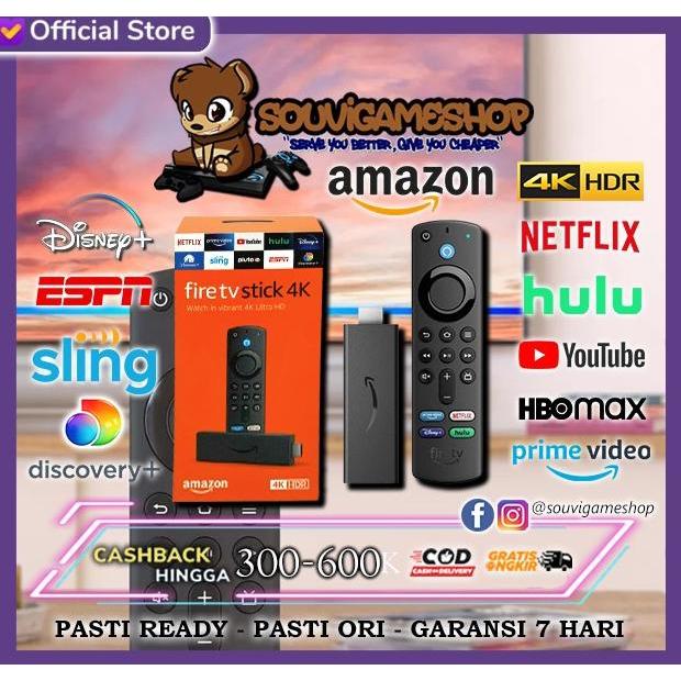 Gambar Promo !! Amazon Fire Tv Stick 4K Ultra Hd Alexa Voice Remote Streaming - 2024, GARANSI 1 TAHUN dari risciscuit undefined Tokopedia