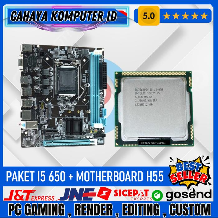 Intel Desktop Intel Core I5 650 Motherboard Lot Of DQ57TM Intel