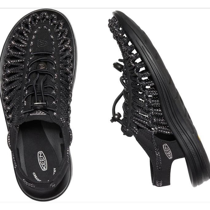 Gambar KEEN Sepatu Sandal Wanita Uneek - Black/Silver - 5 dari naliyaulifah undefined Tokopedia