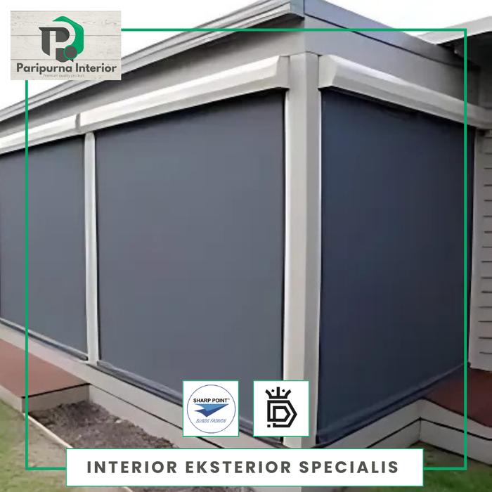 Jual Jipproll by Sharp Point – Roller Blind Outdoor Sekat Anti Panas &  Hujan, Praktis & Awet - Kota Bekasi - Paripurna Interior | Tokopedia