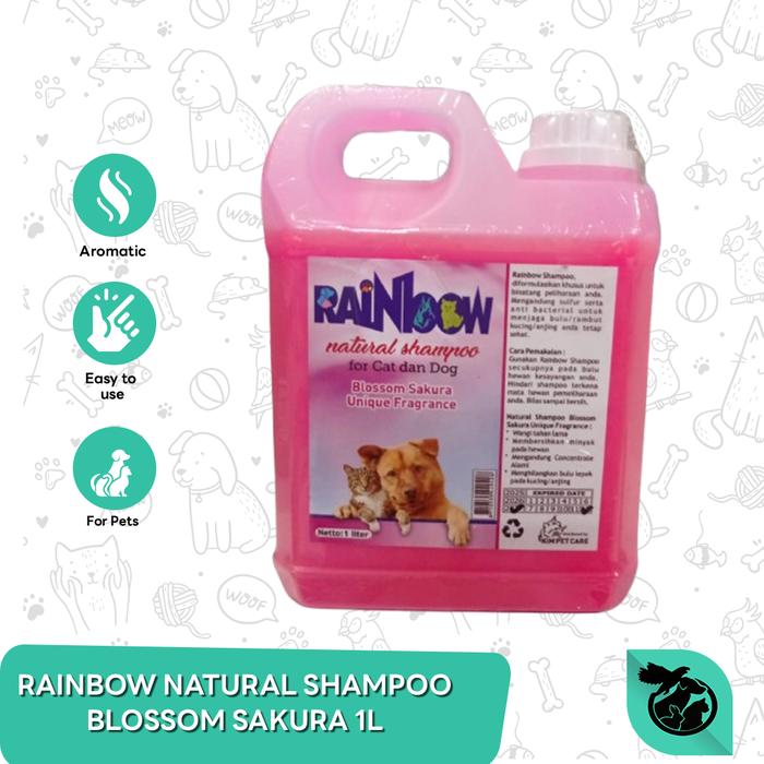 Gambar Rainbow Natural Shampoo For Cat & Dog Shampo Kucing Anjing 1 Liter - Blossom Sakura dari CV PERMATA SAHABAT MAJU undefined 2 Tokopedia