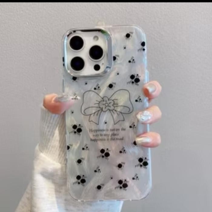 Gambar New! Butterfly Aesthetic Silver Feather Hologram IPHONE  13 PRO 13 PRO MAX 14 PRO 14 PRO MAX 15 15 PRO 15 PRO MAX 16 16 PRO 16 PRO MAX - Silver, IPHONE 16PROMAX dari Sukses acc88 undefined Tokopedia