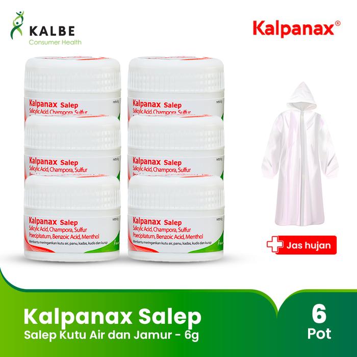 Gambar Kalpanax Salep 6gr Salep Kutu Air dan Jamur - 1 Pot - 6 Pot+Jas Hujan dari Kalbe Consumer Health undefined Tokopedia