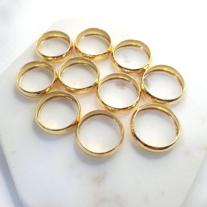 Gambar [READY] CINCIN BELAH ROTAN POLOS 1 GR GRAM KOSONG EMAS ASLI KADAR CAP 700 70% TEBAL SHOGUN NIKAH NIKAHAN TUNANGAN - Size 19 dari Nusantara Karya Official undefined Tokopedia